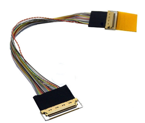 LCD LVDS Dây khai thác 240mm Cáp 0,5mm Tạo mô hình 30 chân