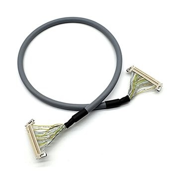 Robotics LVDS Wire Harness 0.8mm Mini Coaxial Shielded Cable Assembly
