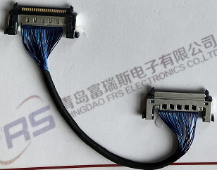 41 Pin LVDS Wire Harness Cáp Awg36 Single Shield cho màn hình LED LCD