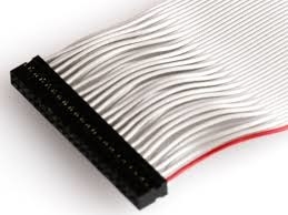 A Loại 0,5mm Ruy băng cáp phẳng mềm dẻo PVC Ffc được bảo vệ