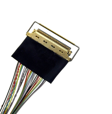 LCD LVDS Dây khai thác 240mm Cáp 0,5mm Tạo mô hình 30 chân