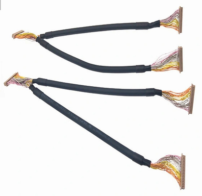 Dây 40p LVDS Dây cáp 50mm 30awg cho xe kéo một lá chắn đôi