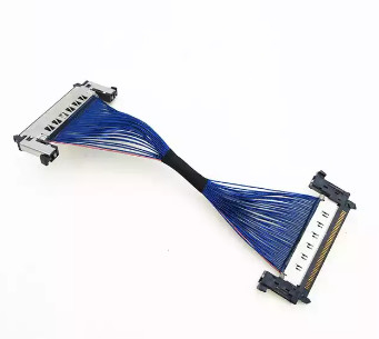 Cụm cáp đồng trục siêu nhỏ AWG44 0,5mm, Cụm cáp LVDS 170mm