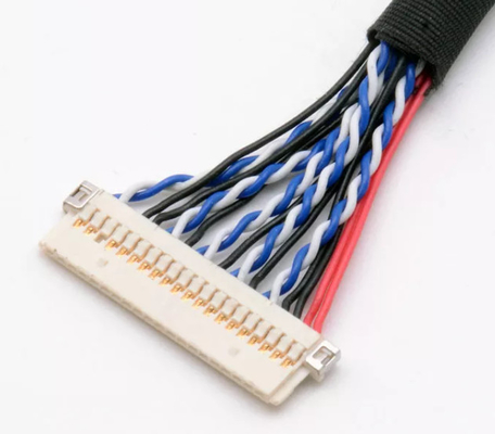 TV LVDS Wire Harness Black, 220mm Radio Wire Harness Fot TV độ nét cao