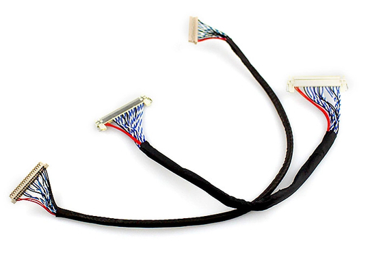 Cáp LVDS phẳng 20 chân 450mm Lắp ráp màn hình LCD 0,4mm cho bảng hiển thị