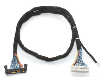Máy tính xách tay LVDS Dây khai thác Đầu nối cáp JAE 0,5mm Bền