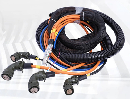 Khai thác dây điện cho robot 6 trục 200mm, dây đai thân 50 lõi cho cọc sạc năng lượng mới