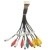 Điều hướng 20 pin Dây nguồn Khai thác dây 200mm Lắp ráp cáp Điện cho ô tô