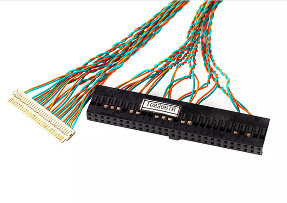 Molex 1.8m Cáp khai thác Lắp ráp Niken Đồng trục phẳng dài