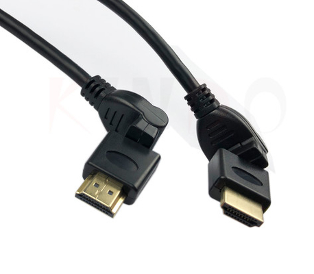 Cáp hdmi 1080p 360 độ 4k Ultra HD 8.0mm Tốc độ cao hdmi với Ethernet