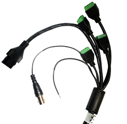 Cụm cáp camera Rj45 Đồng trục Bảo mật 100mm không thấm nước